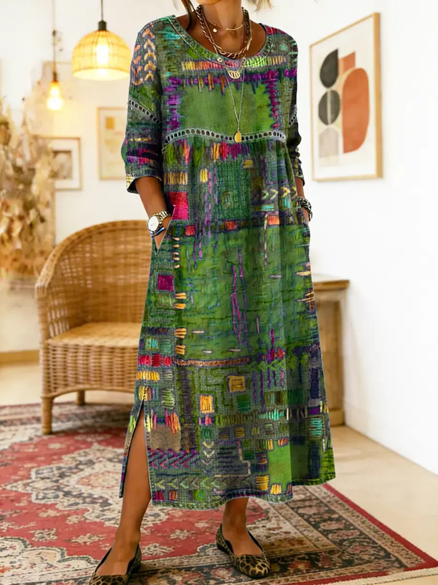 Nessa™ | Stylish Print Dress