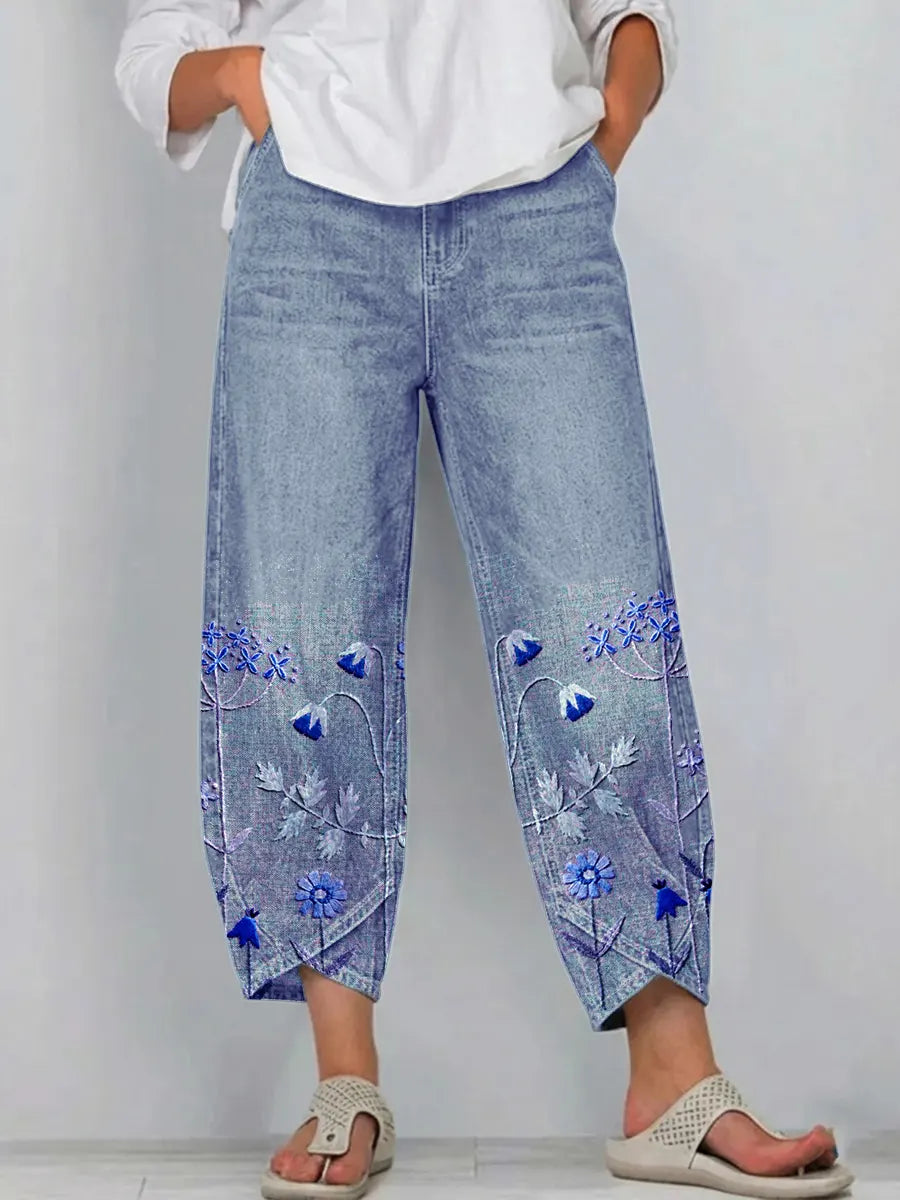 Aven™ | Casual Embroidered Pants