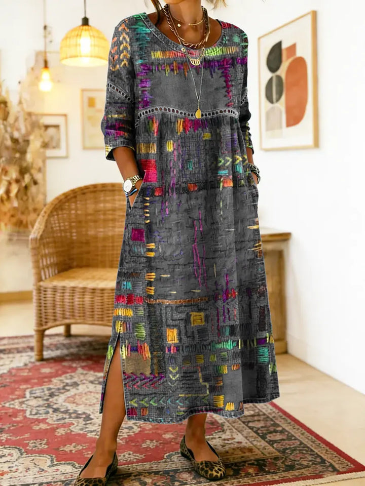 Nessa™ | Stylish Print Dress