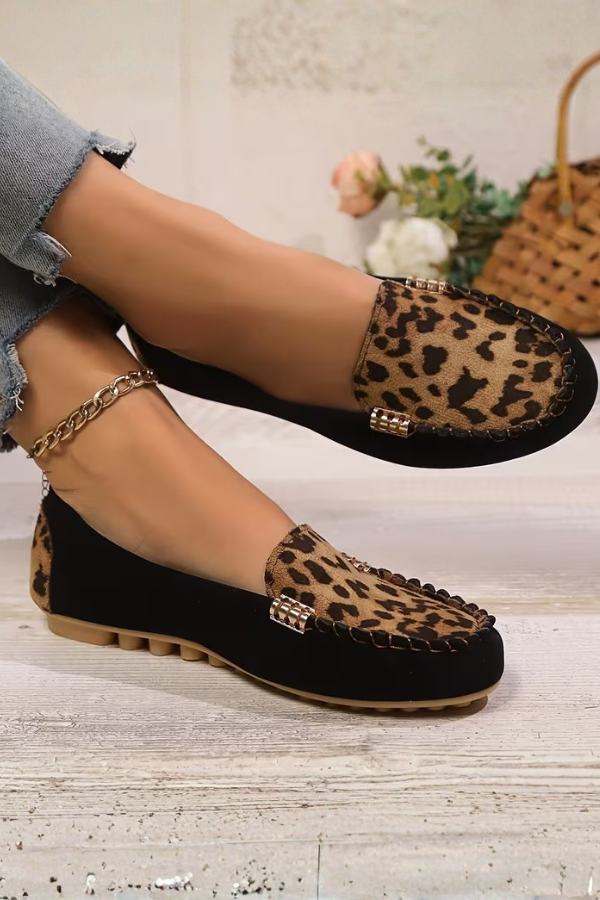 Leona – Chic Leopard Comfort Flats