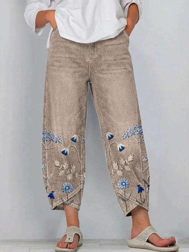Aven™ | Casual Embroidered Pants