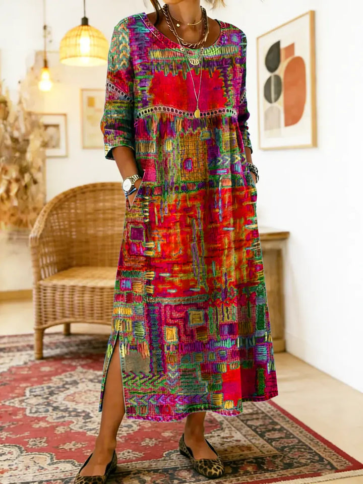 Nessa™ | Stylish Print Dress