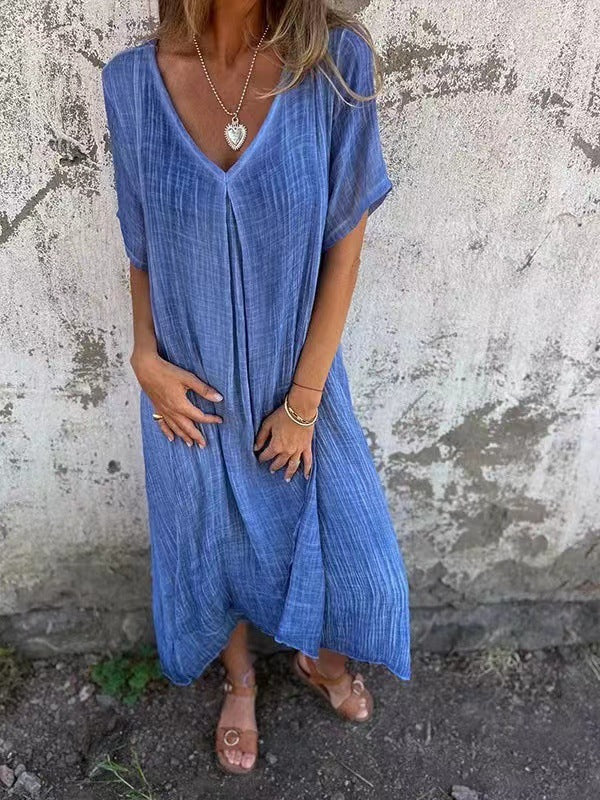 Marisol™ | Loose Dress with V-Neck