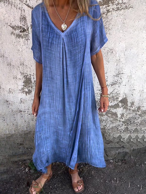 Marisol™ | Loose Dress with V-Neck