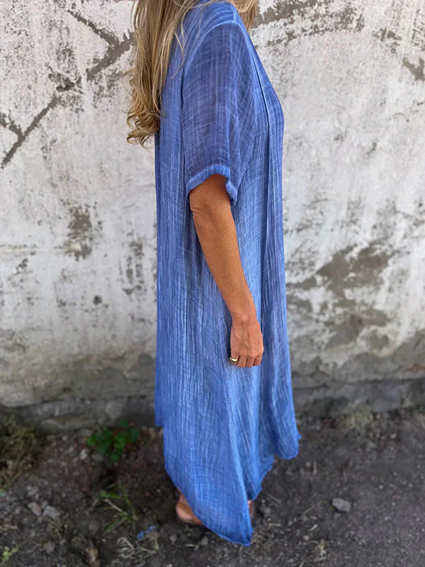 Marisol™ | Loose Dress with V-Neck