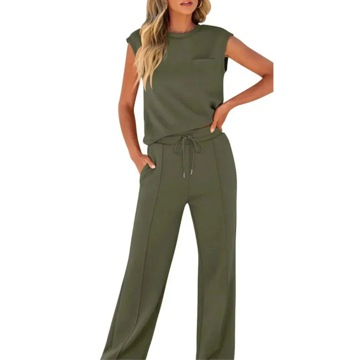 ELLE | SUMMER CASUAL SILK SET