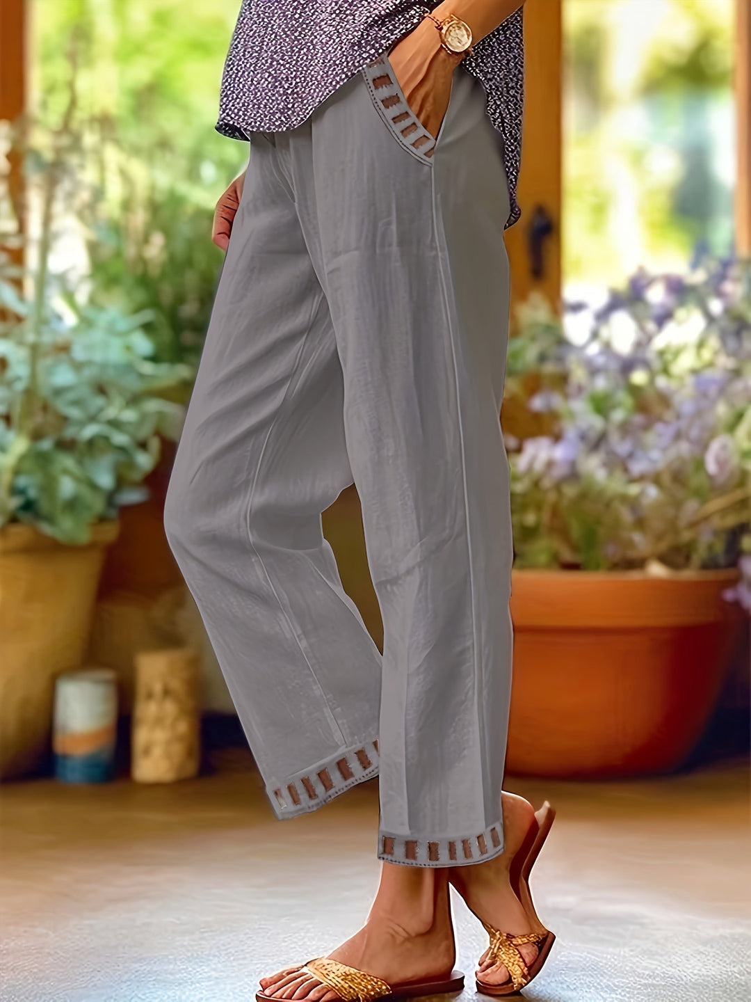 Wren | Casual Short Pants with Ribbed Finishes