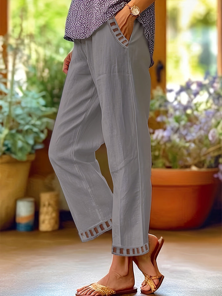 Wren | Casual Short Pants with Ribbed Finishes