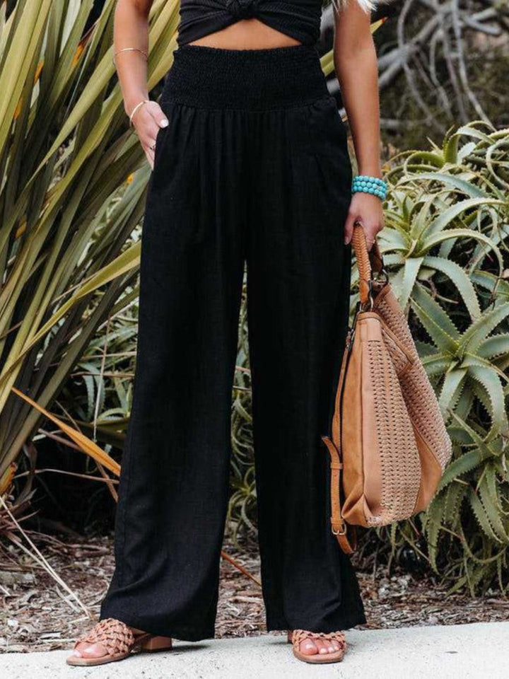 Thaloria – Wide-Leg Linen Pants