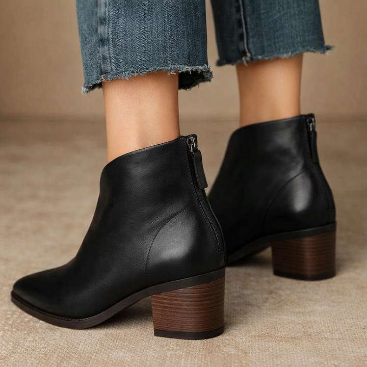 Viela® - Orthopedic Leather Ankle Boots | Premium Edition