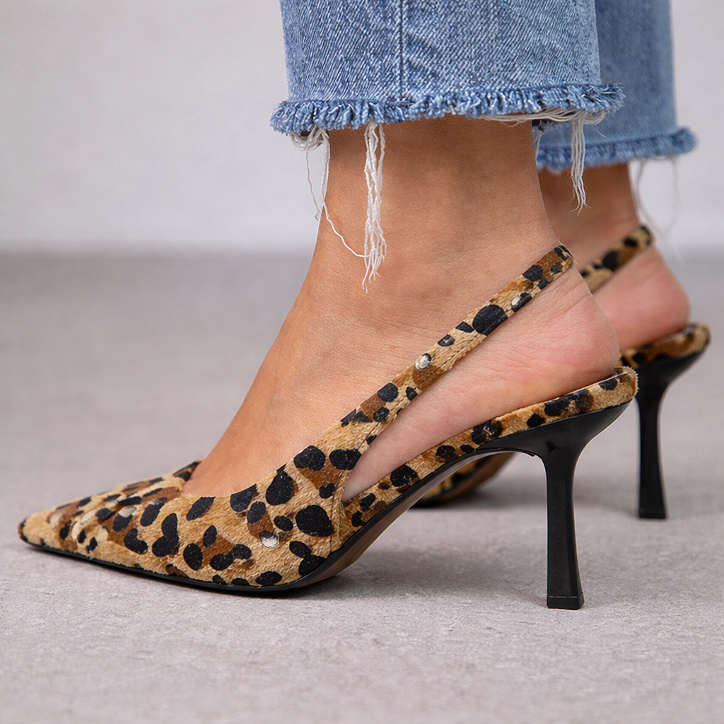 Maria | Leopard Print High Heels