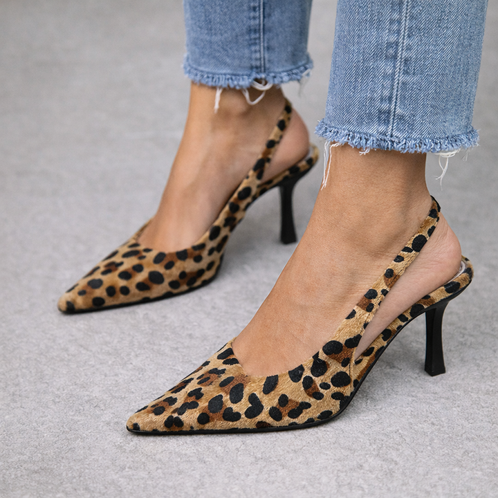 Maria | Leopard Print High Heels