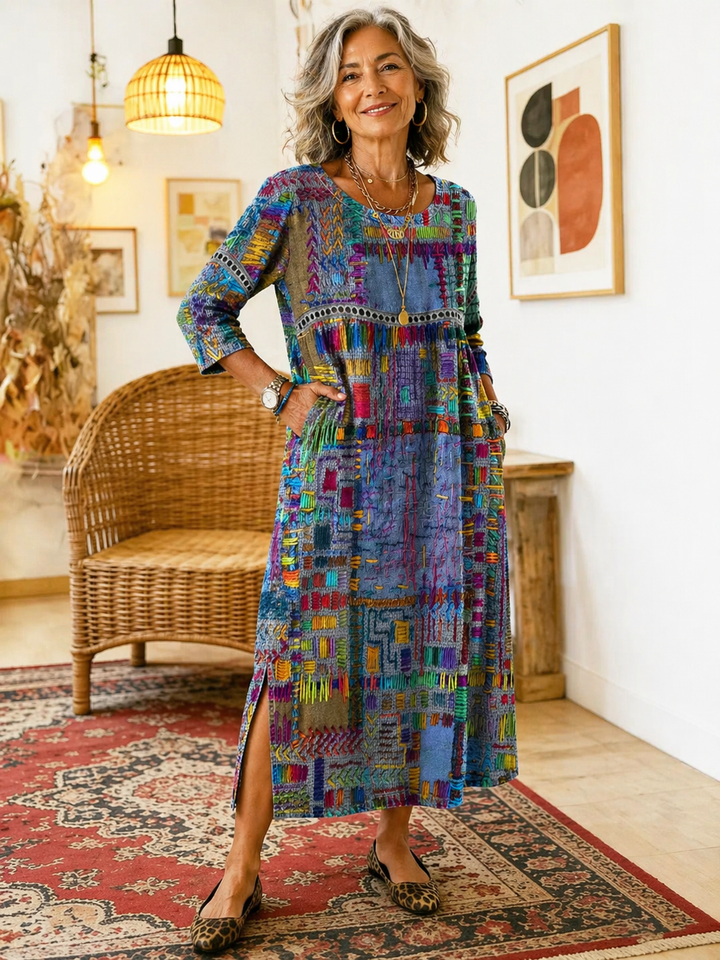 Nessa™ | Stylish Print Dress