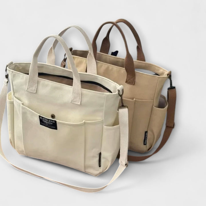 Olivia - Canvas Tote Bag with Sleek Design