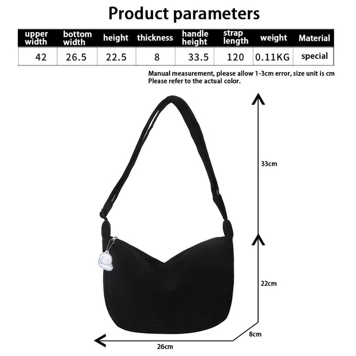"Women's Cordura Fabric Crossbody Bags"