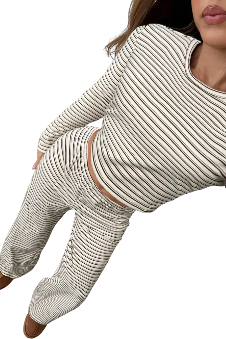 REEVE™ – Striped Relaxed Loungewear Set