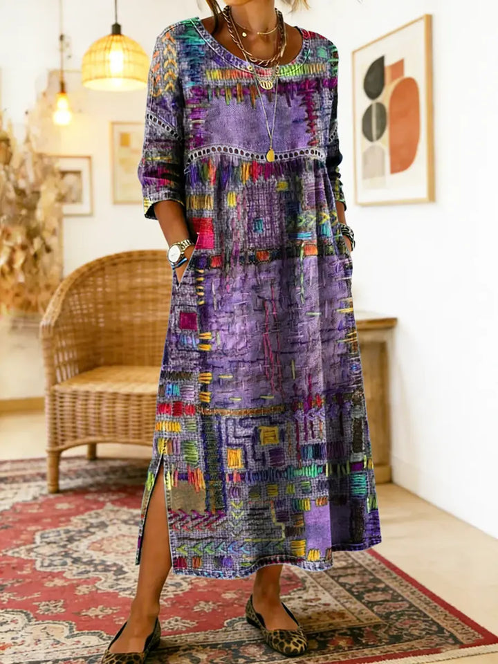 Nessa™ | Stylish Print Dress