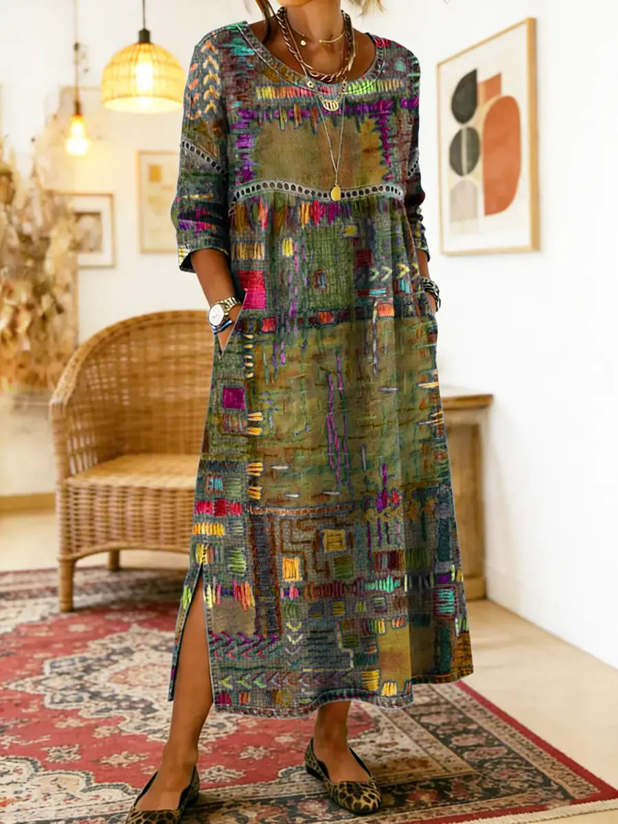 Nessa™ | Stylish Print Dress