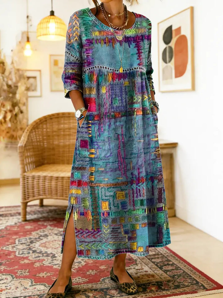 Nessa™ | Stylish Print Dress