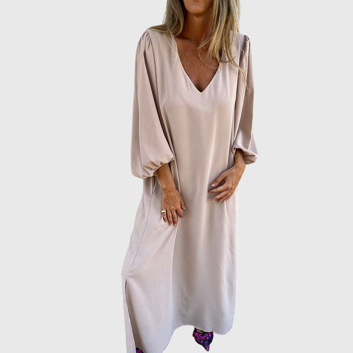 Carol™ - Long Boho Chic Dress with Pockets