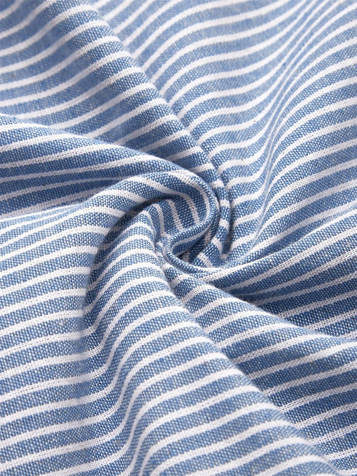 Coralie™ | Crisp Striped Summer Maxi-