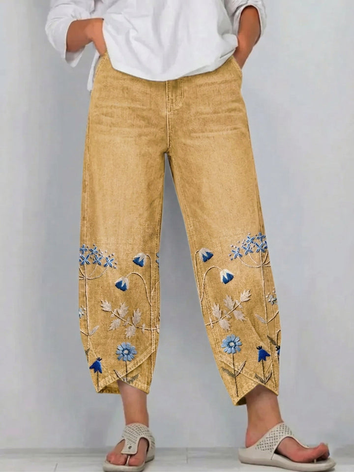 Aven™ | Casual Embroidered Pants