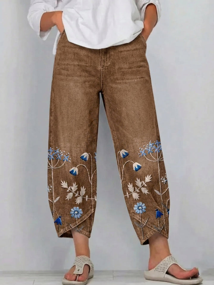 Aven™ | Casual Embroidered Pants