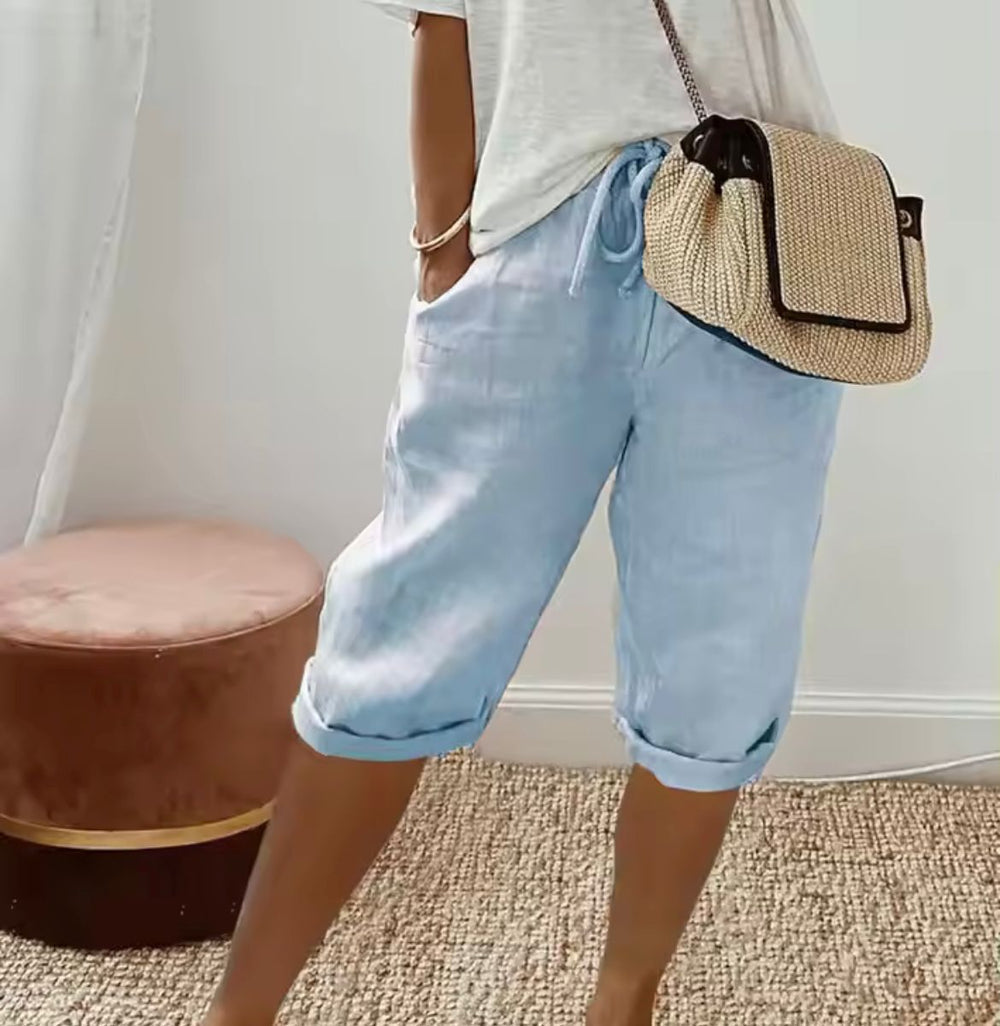 Janet – Linen Shorts