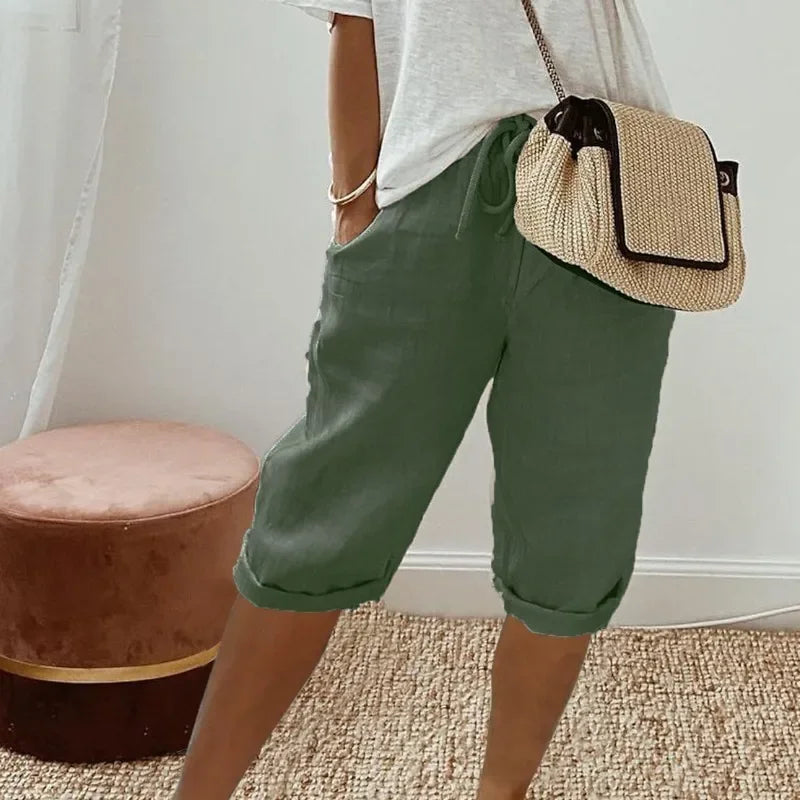 Janet – Linen Shorts