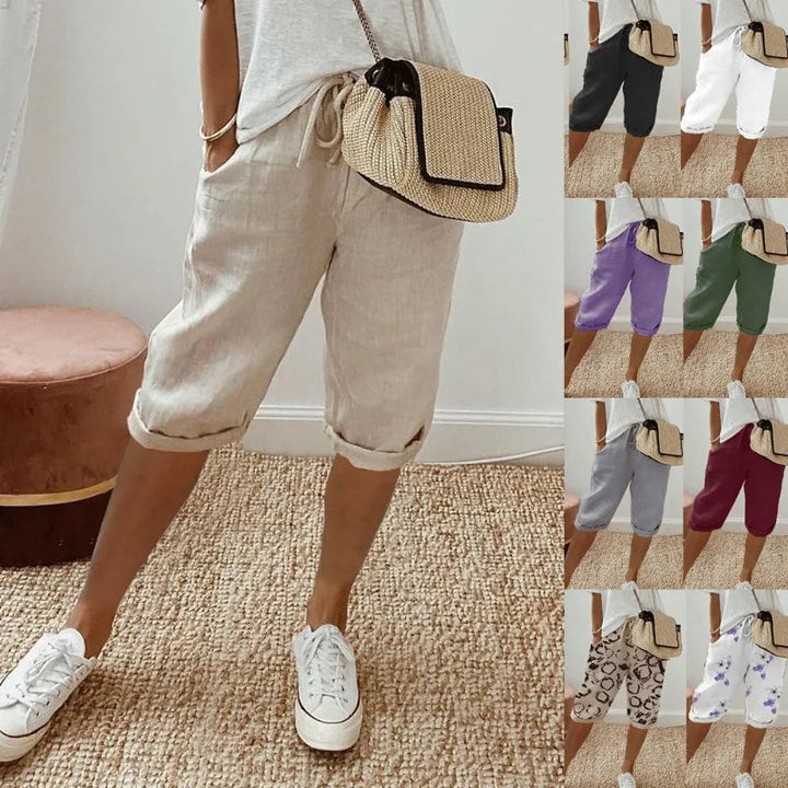 Janet – Linen Shorts
