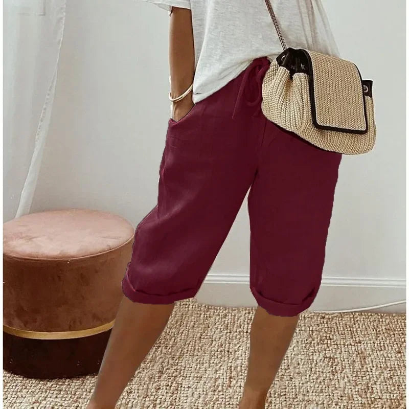 Janet – Linen Shorts