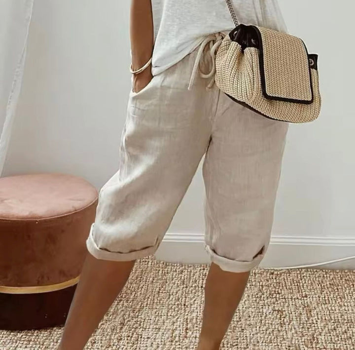 Janet – Linen Shorts