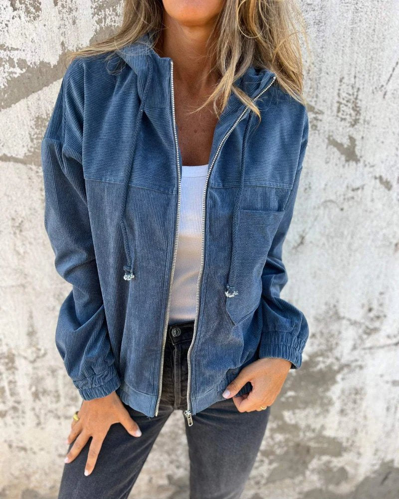 Allison™ | Lightweight Zip-Up Hooded Jacket